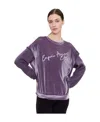 Ea7 Long-sleeved Round-neck Sweater In Gray