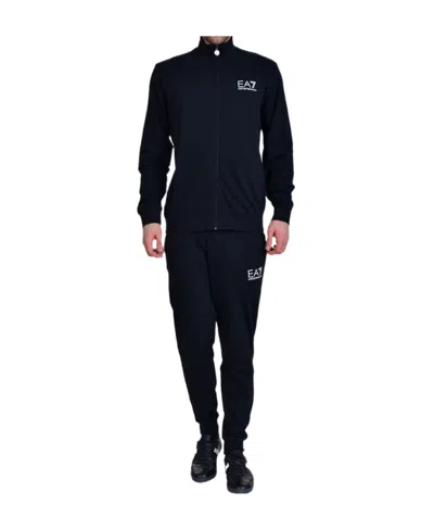 Ea7 Long-sleeved Sports Suit In Black