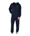 Ea7 Long-sleeved Sportswear Suit In Black