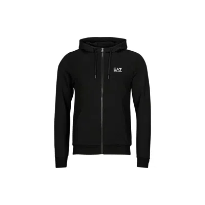 Ea7 Long-sleeved Sweater In Black