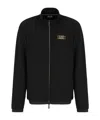 Ea7 Official Store Core Identity Bomberjacke Mit Kapuze Aus Funktionsgewebe In Black