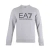 Ea7 Long-sleeved Sweater In Gray