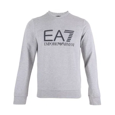 Ea7 Long-sleeved Sweater In Gray