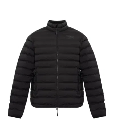 Ea7 Long-sleeve Jacket In Black