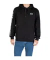 Ea7 Long-sleeve Sweatshirt In Black