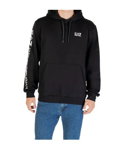 Ea7 Long-sleeve Sweatshirt In Black
