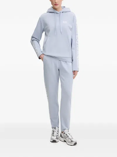 Ea7 Long-sleeve Tracksuit In Blue