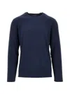 Ea7 Long-sleeve T-shirt In Blue