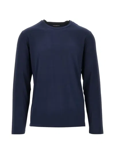 Ea7 Long-sleeve T-shirt In 블루
