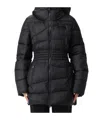 Ea7 Long-sleeved Cotton-padded Jacket In Black