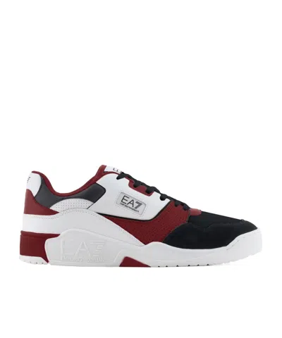 Ea7 Low-cut Perforated Casual Basketball Shoes In White