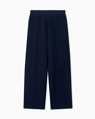 Ea7 Lunar New Year Jersey Trousers In Blue