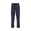 Ea7 Drawstring Logo-plaque Track Pants In Blue