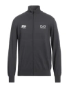 Ea7 Man Cardigan Lead Size 3xl Cotton In Grey