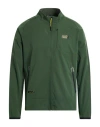 Ea7 Man Jacket Military Green Size Xl Polyester, Elastane In Green