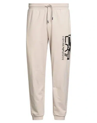Ea7 Man Pants Beige Size 3xl Cotton, Elastane In Neutral