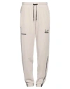 Ea7 Man Pants Beige Size S Cotton, Polyester