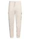 Ea7 Man Pants Beige Size 3xl Cotton, Polyester, Elastane In Beige