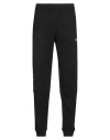 Ea7 Logo-print Cotton Track Pants In Black