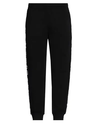 Ea7 Man Pants Black Size Xs Cotton, Polyester In Black