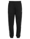 Ea7 Man Pants Black Size 3xl Cotton, Polyester, Elastane In Black