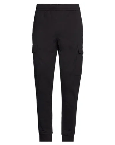Ea7 Man Pants Black Size L Cotton
