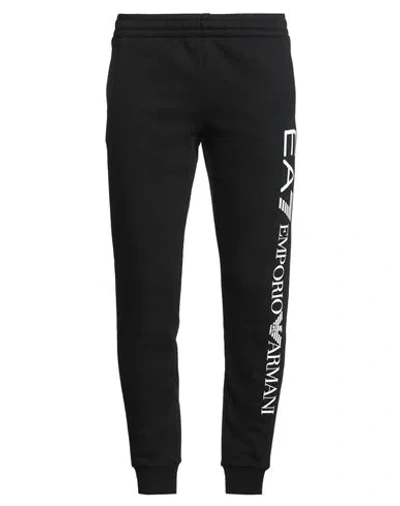 Ea7 Man Pants Black Size L Cotton, Polyester