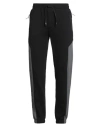 Ea7 Man Pants Black Size M Cotton, Polyester In Black