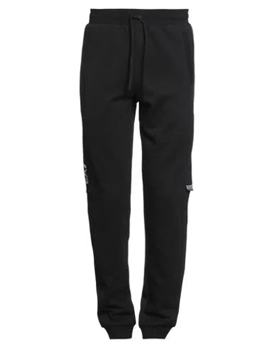 Ea7 Man Pants Black Size S Cotton, Polyester, Elastane