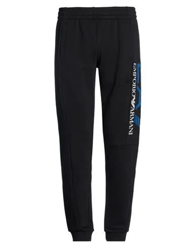 Ea7 Man Pants Black Size Xl Cotton, Polyester
