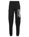 Ea7 Man Pants Black Size Xs Cotton, Elastane