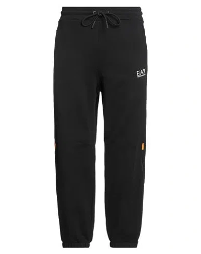 Ea7 Man Pants Black Size Xxl Cotton