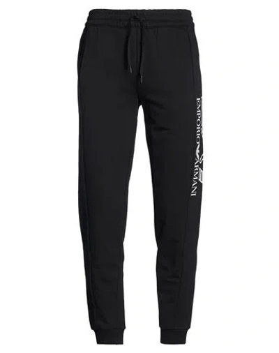 Ea7 Man Pants Black Size Xxl Cotton