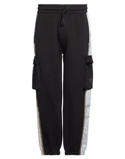 Ea7 Man Pants Black Size Xxl Cotton, Polyester