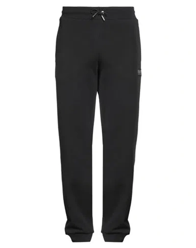 Ea7 Man Pants Black Size Xxl Cotton, Polyester, Elastane
