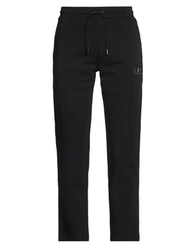 Ea7 Man Pants Black Size Xxl Polyester, Cotton, Elastane