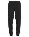 Ea7 Man Pants Black Size Xxl Polyester, Elastomultiester In Black