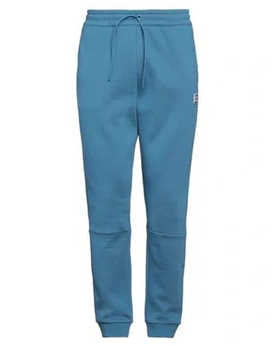 Ea7 Man Pants Blue Size Xl Cotton, Polyester