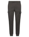 Ea7 Man Pants Charcoal Size L Cotton In Grey
