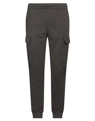 Ea7 Man Pants Charcoal Size L Cotton In Grey