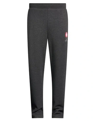 Ea7 Man Pants Charcoal Size Xxl Cotton, Polyester In Grey