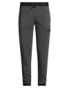 Ea7 Man Pants Charcoal Size Xxl Cotton, Polyester, Polyamide, Elastane In Gray