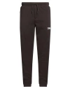 Ea7 Man Pants Chocolate Brown Size 3xl Polyester, Cotton In Brown