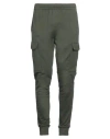 Ea7 Man Pants Dark Green Size L Cotton