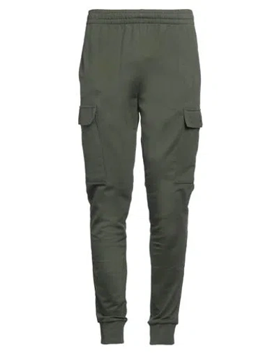 Ea7 Man Pants Dark Green Size L Cotton