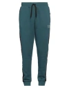 Ea7 Man Pants Deep Teal Size Xxl Cotton, Polyacrylic, Elastane In Green