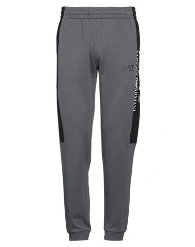 Ea7 Man Pants Grey Size 3xl Cotton