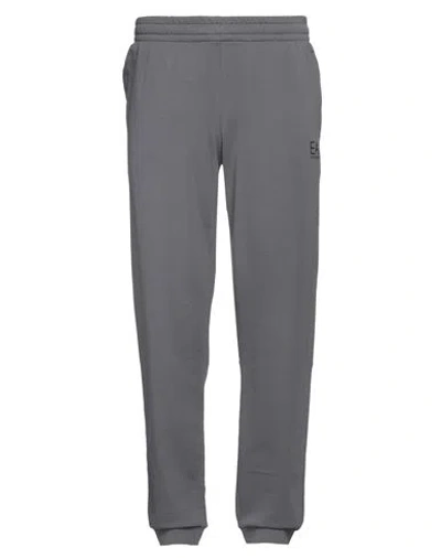 Ea7 Man Pants Grey Size 3xl Cotton