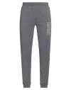 Ea7 Man Pants Grey Size Xl Cotton, Elastane