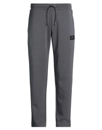 Ea7 Man Pants Grey Size Xxl Polyester, Cotton, Elastane In Gray